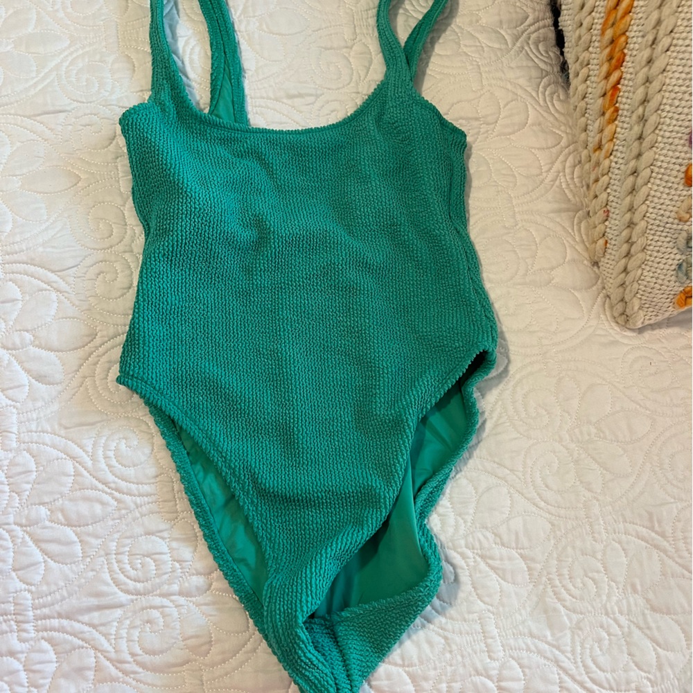 Scrunch style one piece